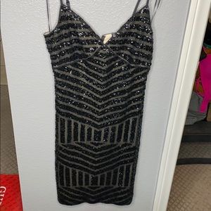 Express sequin dress